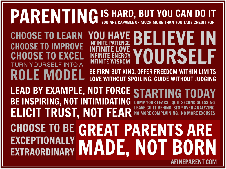 A Fine Parent's Manifesto